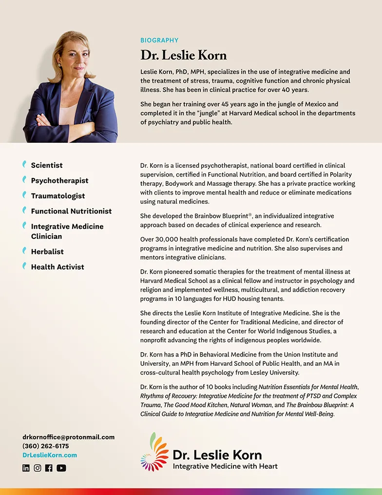 Dr Leslie Korn Biography