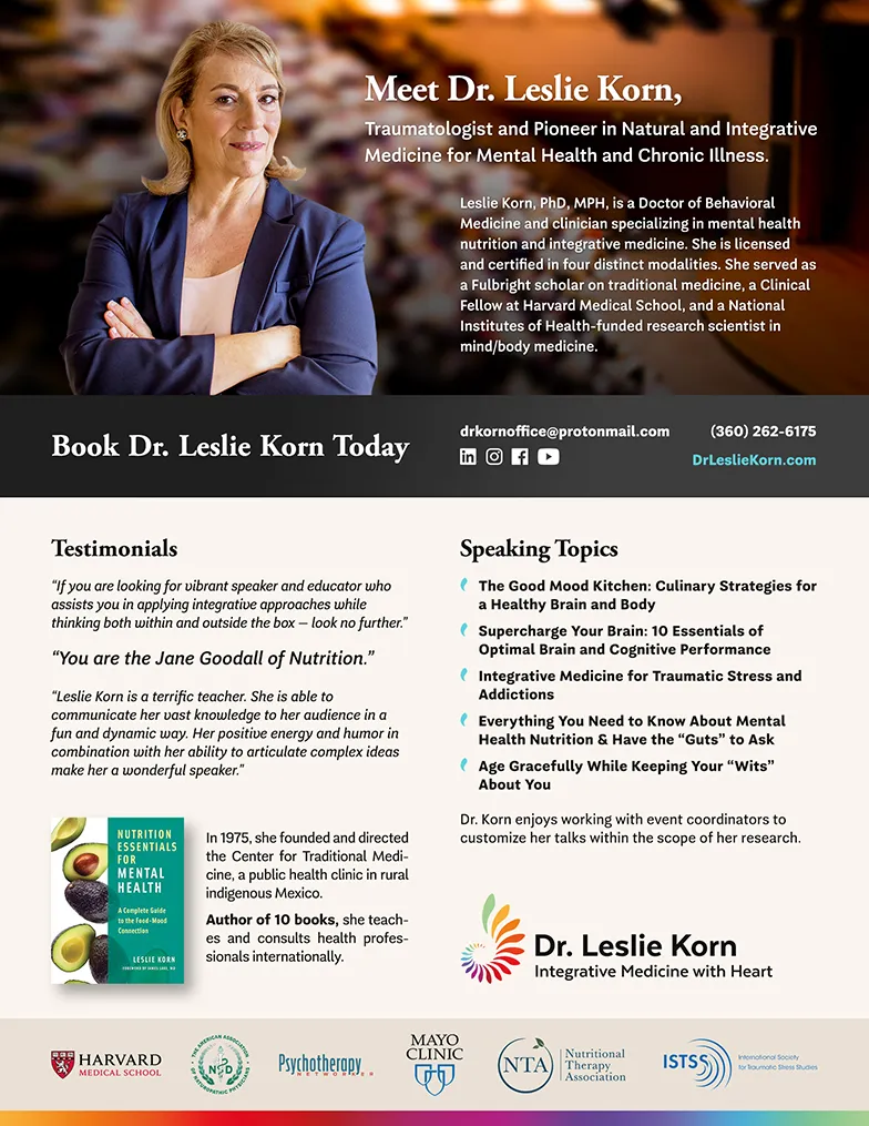 Dr Leslie Korn Speaker Integrative Medicine