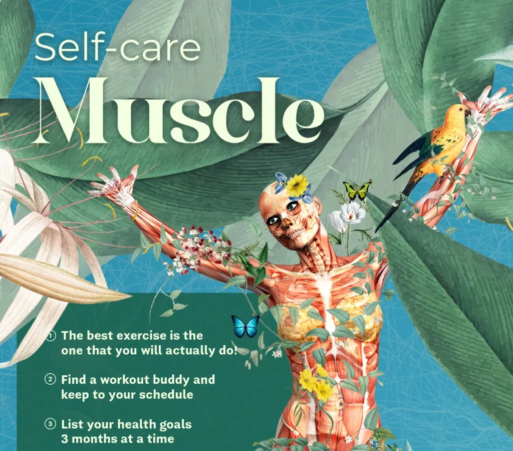 self care muscle poster dr leslie korn